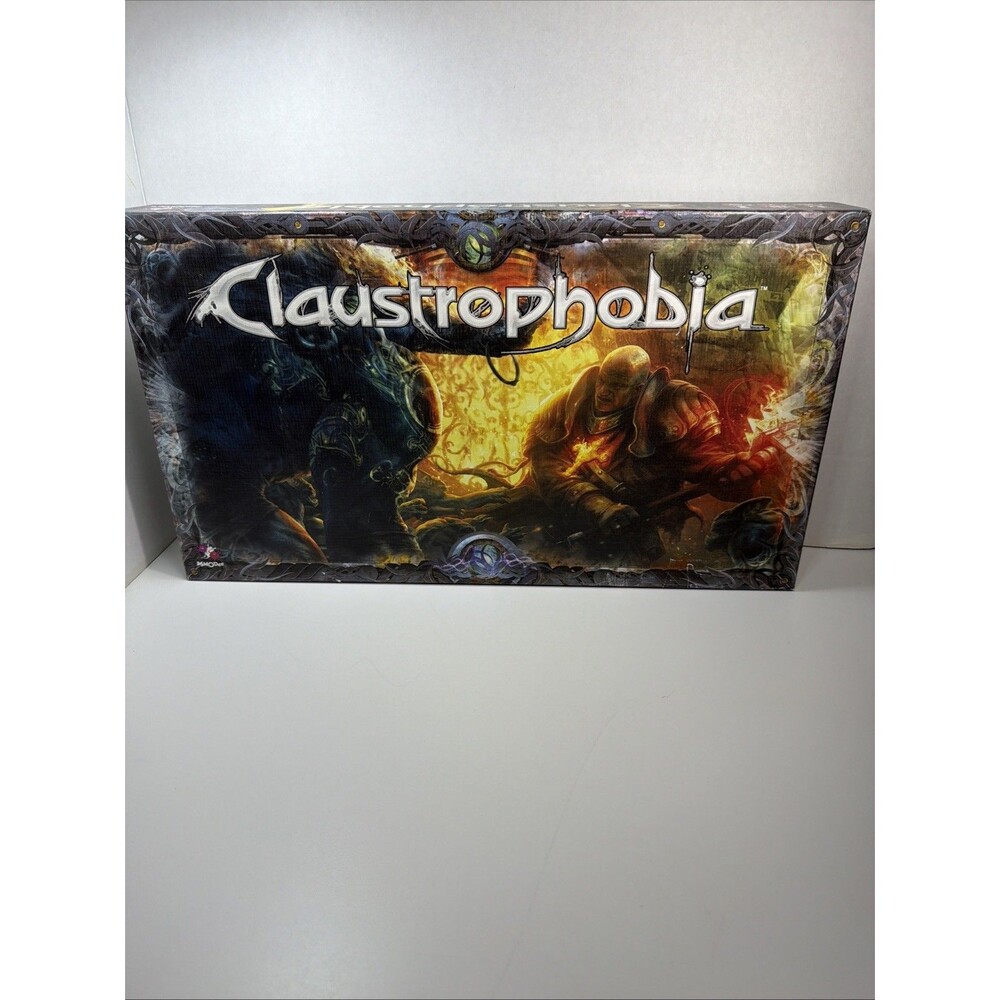 Brand New Open Box - Claustrophobia Board Game 2013 by Asmodee - 17 Miniatures